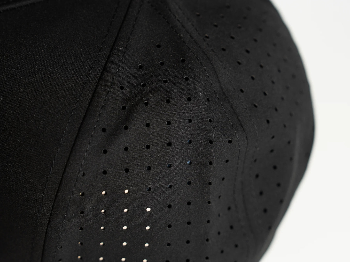 Flair Hat Black with White Stripe