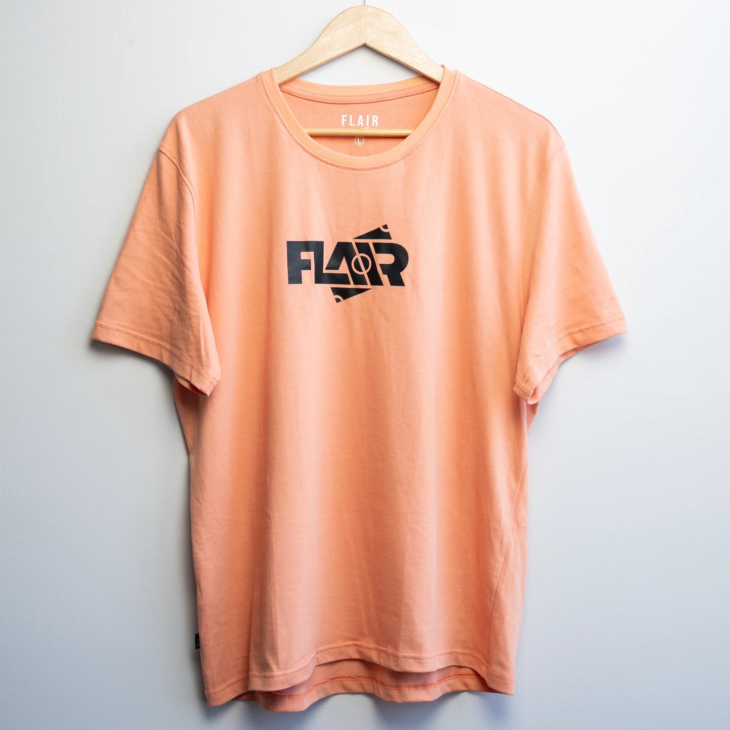 Flair Black Print Futsal Court T-Shirt