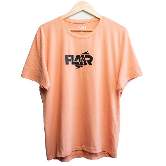 Flair Black Print Futsal Court T-Shirt
