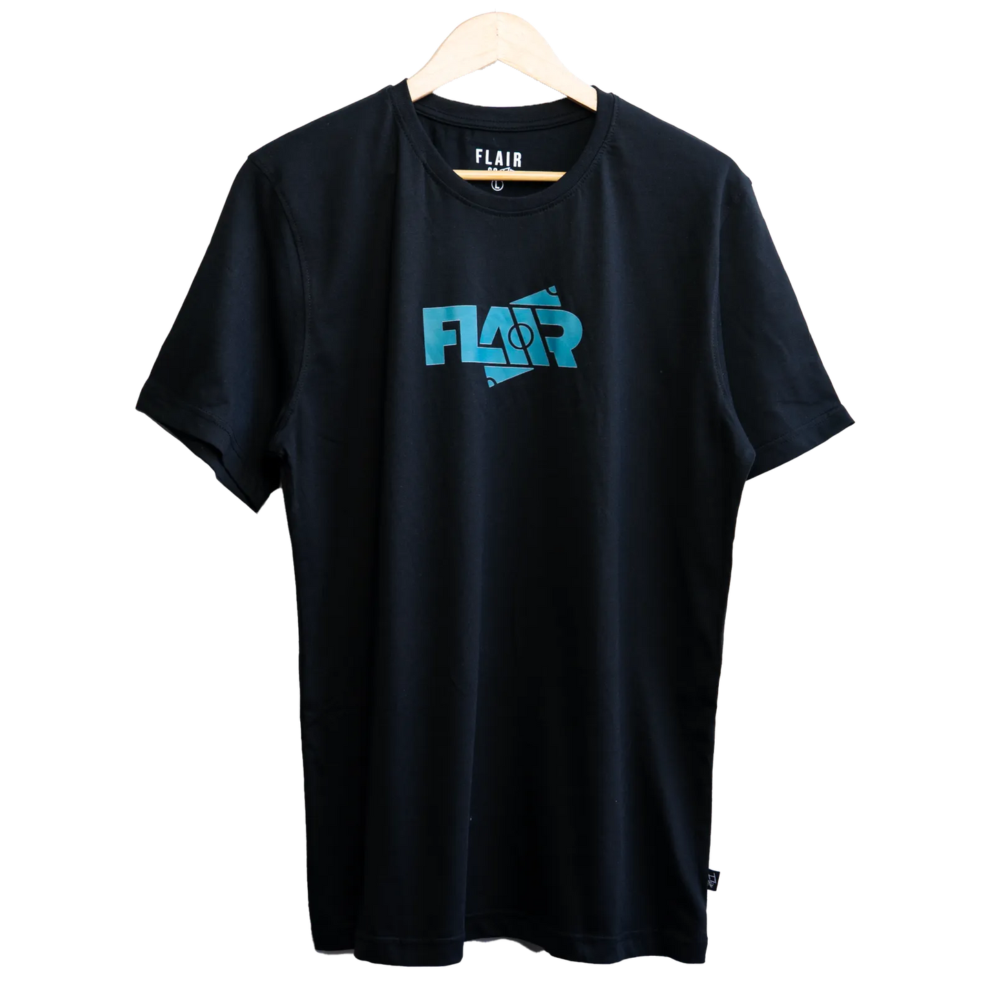 Flair Teal Print Futsal Court T-Shirt
