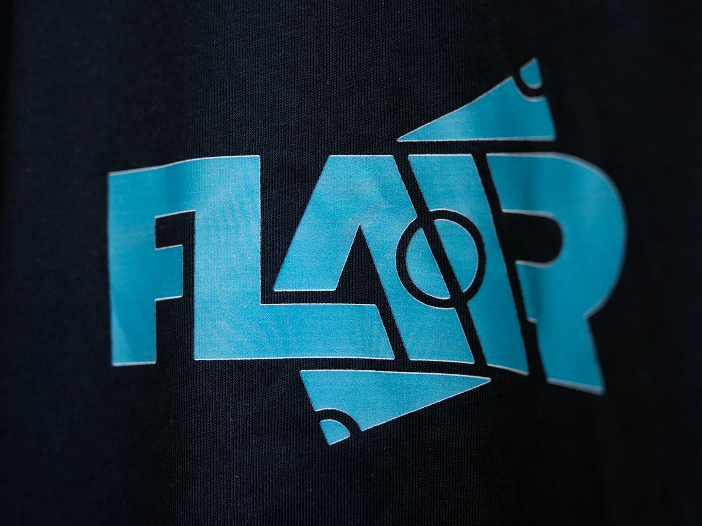 Flair Teal Print Futsal Court T-Shirt