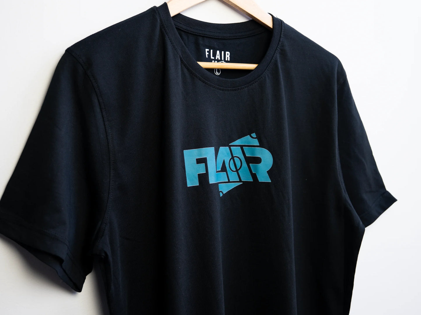 Flair Teal Print Futsal Court T-Shirt