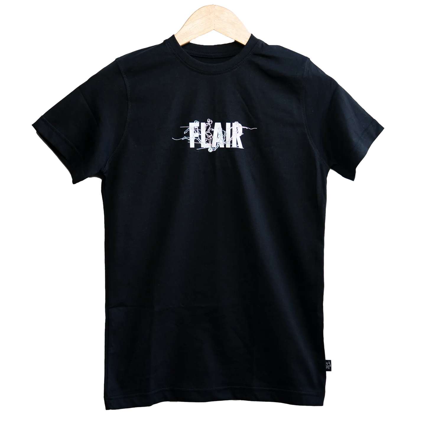 Flair Players T-Shirt – Line Art Design Reverse