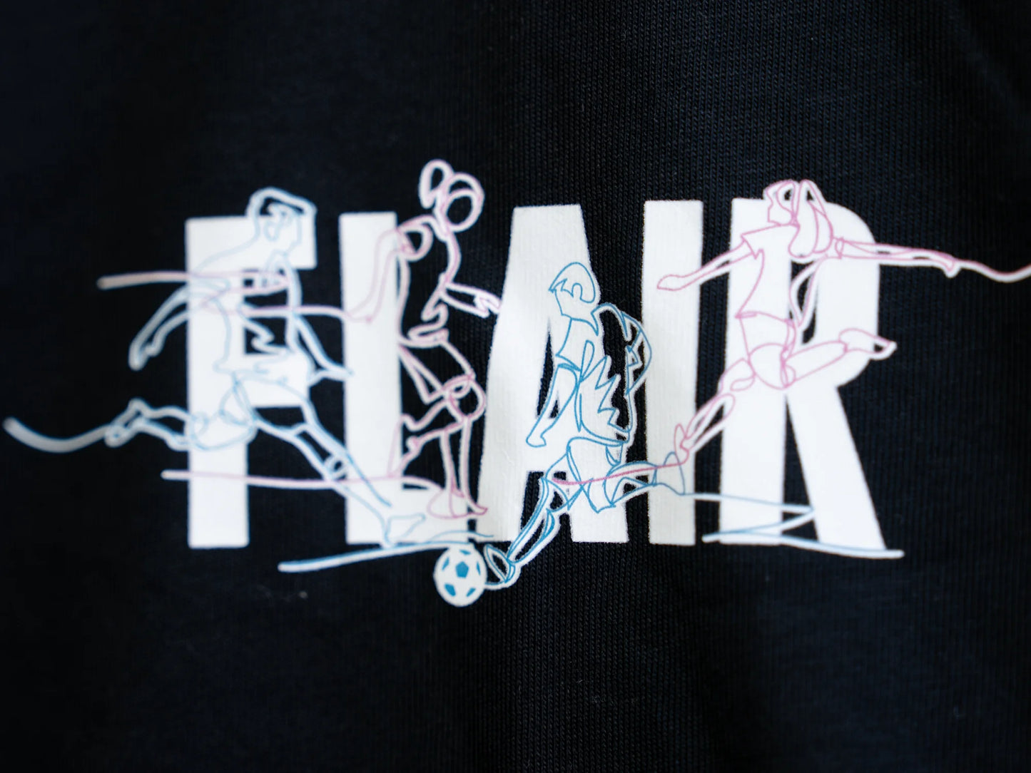 Flair Players T-Shirt – Line Art Design Reverse