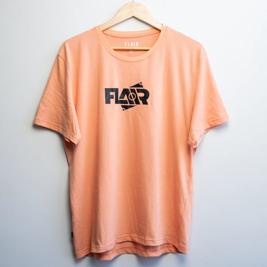 Flair Black Print Futsal Court T-Shirt