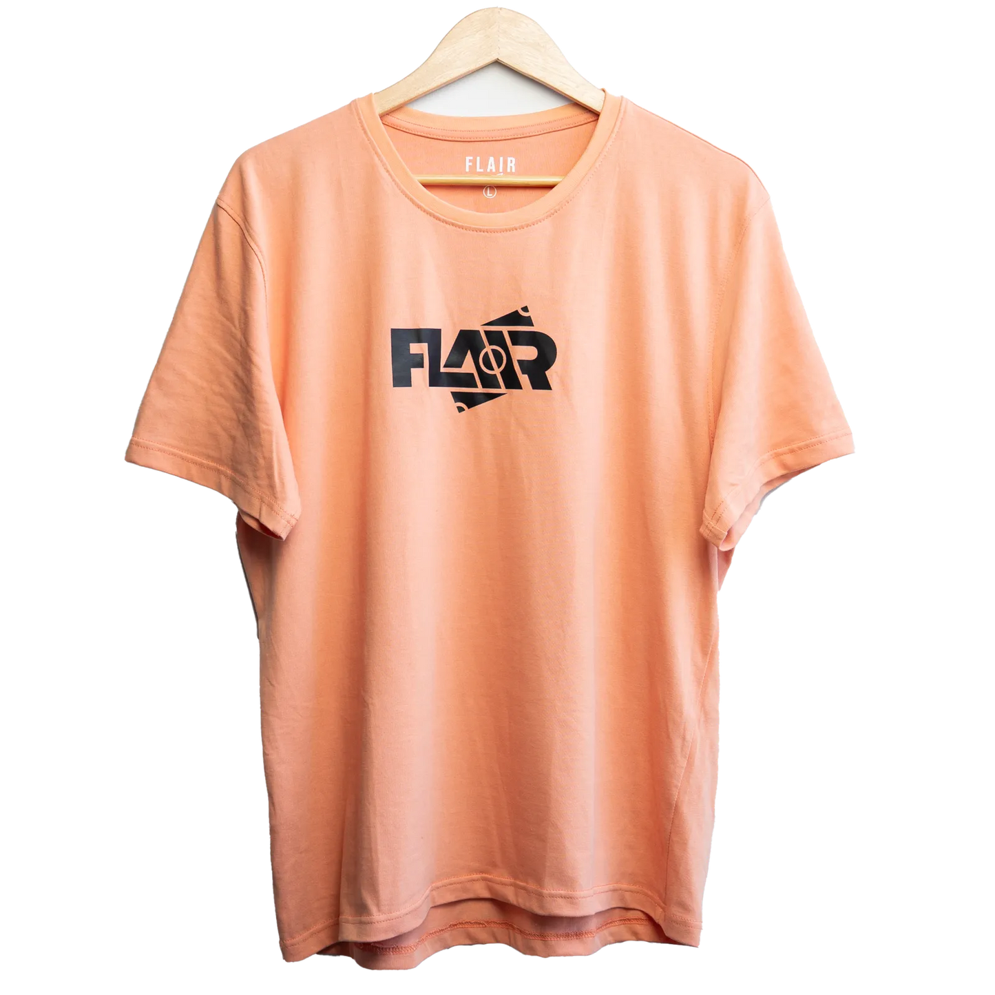 Flair Black Print Futsal Court T-Shirt