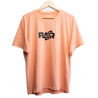 Flair Black Print Futsal Court T-Shirt